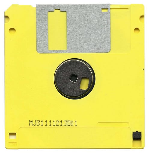 yellow-computer-disc