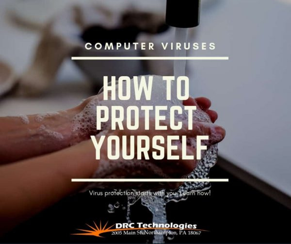 how to protect yourself from computer viruses picture of hands washing